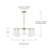 Charlie 5 - Light Dimmable Chandelier-94392781