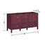 Meuble-lavabo double 60 po Alana