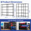 Tablettes de rangement, étagères grillagées, tablettes en métal réglables pour le rangement, tablettes de rangement pour garde-manger-1156526112-1156526113