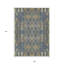 Tapis intérieur / extérieur marocain taupe et beige 9 'X 12'