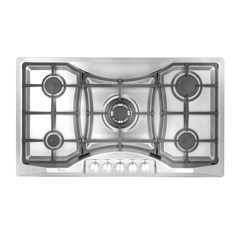 Empava 36" Stainless Steel 5 Burner Cooktop