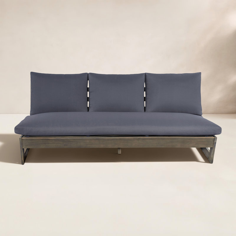 Louise 3-Seater Sofa With Cushions, Dark Grey, Grey