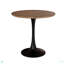Table de salle à manger circulaire, table de salle à manger, table de salle à manger de cuisine, plateau et base en panneau de fibres à densité moyenne et ensemble de 2 chaises de salle à manger en métal-1421070649-1421070650