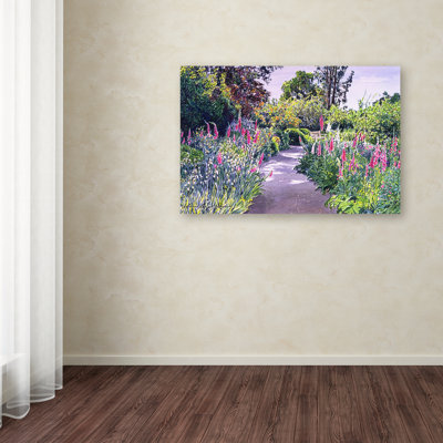 Fellman 'Garden Walk' Print on Wrapped Canvas