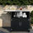 Versatile Outdoor Kitchen Island With Folding & Expandable Work Surfaces, A Spacious Storage Drawer, Cabinet And Lockable Wheels