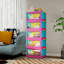 Stackable Plastic Storage Cabinet With Wheels-1543872914