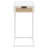 Bernave 1-Drawer Radio Weave Cane Metal Side Table-223976550