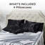 Ensemble de 2 taies d'oreiller en satin, 300 fils au pouce, GentleSoft ™-109714026-109714025