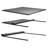 Soft Roll-Up Truck Bed Tonneau Cover, Compatible With 2017-2025 Honda Ridgeline, Fits 5 Ft (5 Ft 4 In/64 In) Bed, Triple-Layer Heavy-Duty PVC Tonneau Cover With Three Aluminum Alloy Support Bars