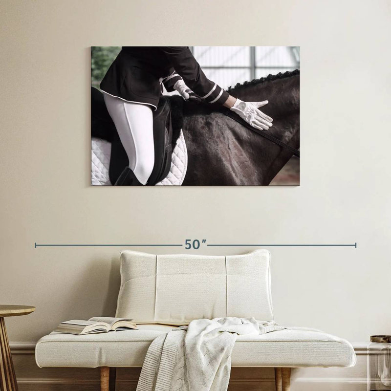 Sireci à cheval, H 26 po x l 39 po