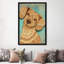 Schatzi brown, impression sur toile tendue-20179634-72702732-72702749