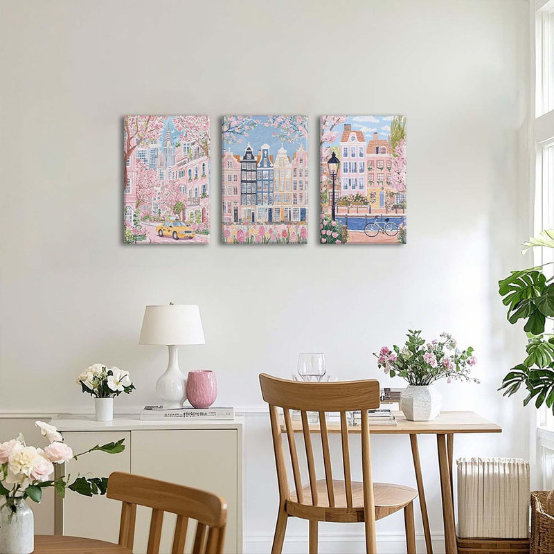 3 Piece Wrapped Canvas Print