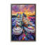 Cadre flottant avec espadrilles vibrantes au coucher du soleil, design Creative Studio-207692029-207692026