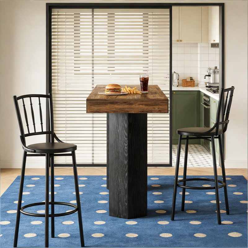 Woodgrain Design Coffee Table,Pub Table,Greeting Table