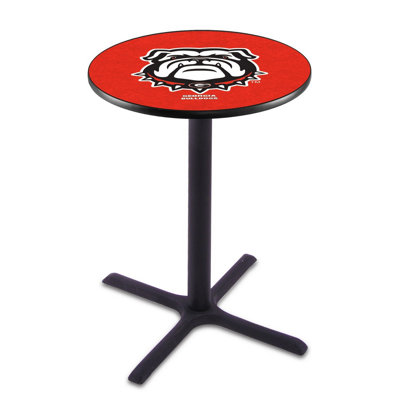 Round Metal Base Dining Table