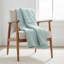 Jeté matelassé surdimensionné couleur écume de mer 60 x 70 pouces