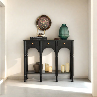 Retro Multifunctional Console Table