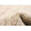 Tapis beige fait à la main Dhurrie