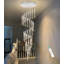 Glam 36 Lights Chandelier Led Dimmable Light Black-38668465