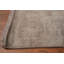Tapis unique en coton 9 pi 10 po x 6 pi 6 po brun