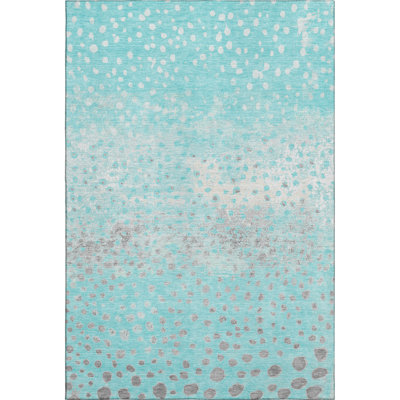 Premium Machine Washable Kumbhar AMF1366 Dots Rug