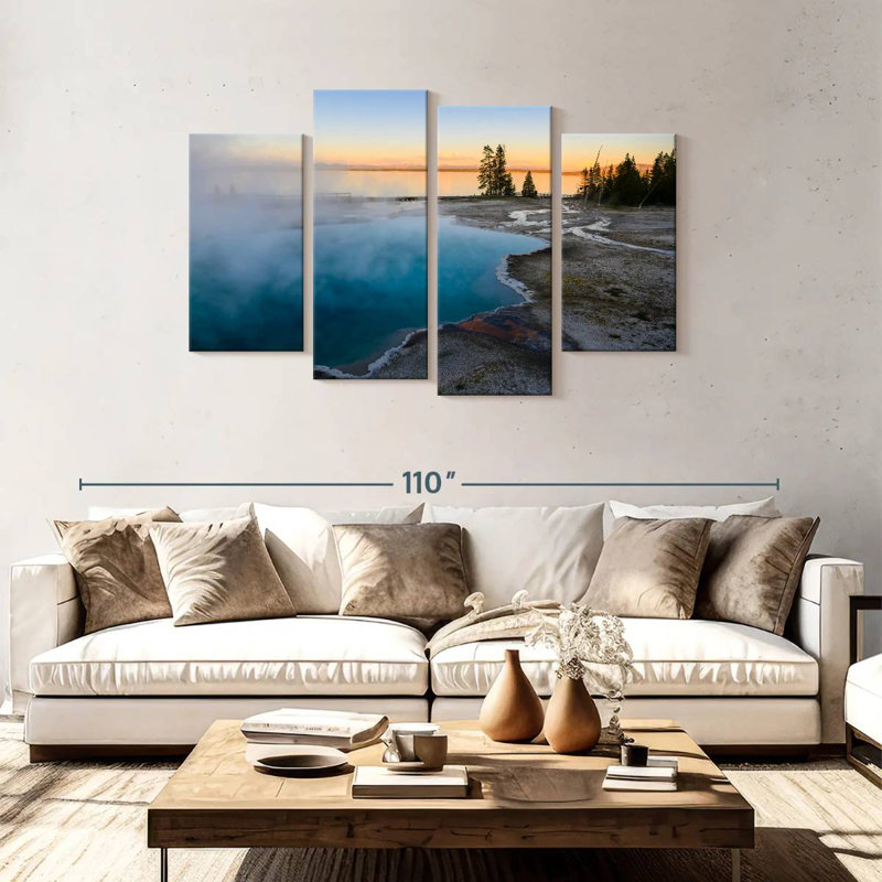 Alvord West Thumb Thermal Pool, 48" H x 75" W
