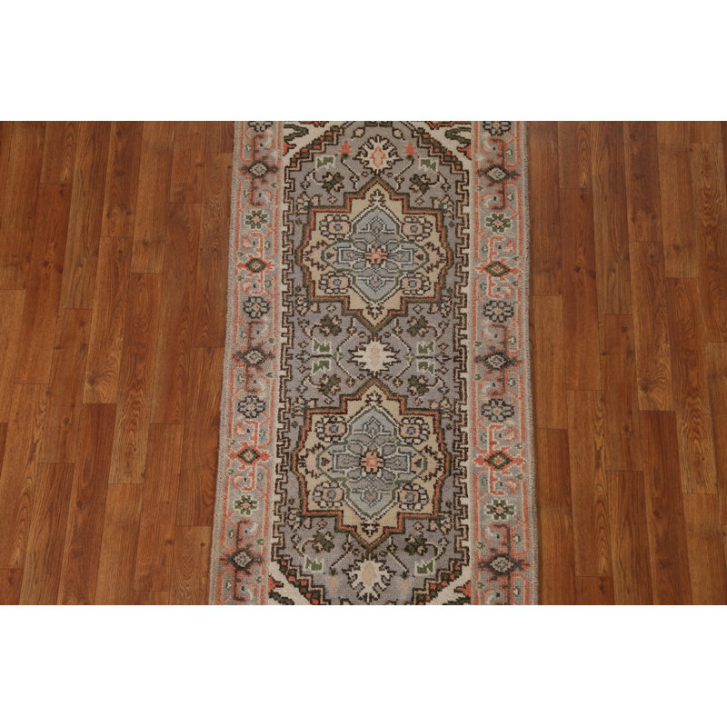 One-of-a-Kind Rectangle 2'6" X 5'11" New Age Wool Area Rug in Gray