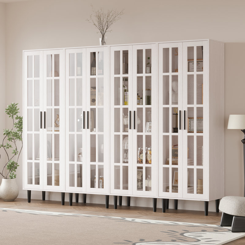 Ensemble de bibliothèques 70 po x H 94,48 po, Blanc
