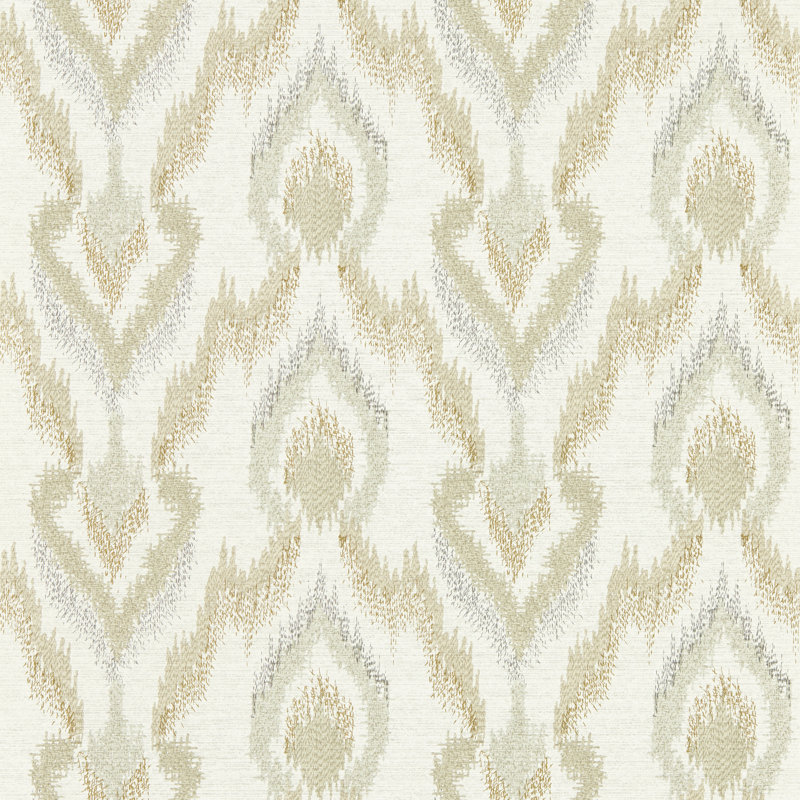 Lusso 10.05m x 52cm Metallic Wallpaper Roll, Linen 