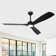 60" Propeller 6-speed Reversible Ceiling Fan with Dimmable 3CCT LED Lights and Remote Control