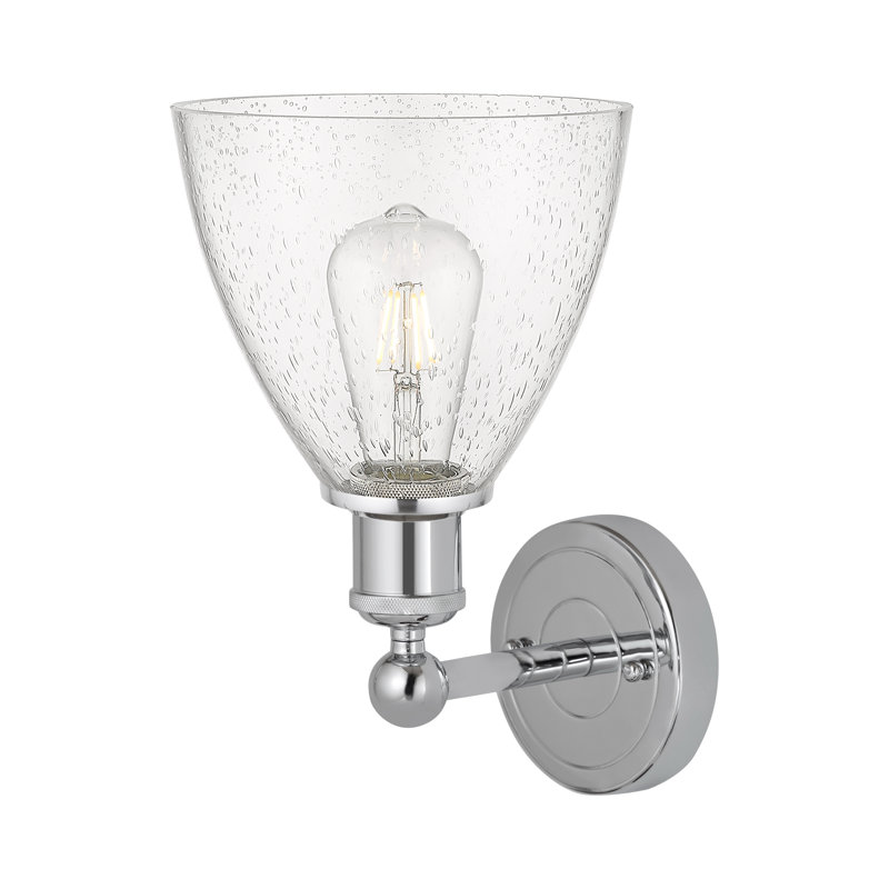 Armed Sconce, Polished Chrome
