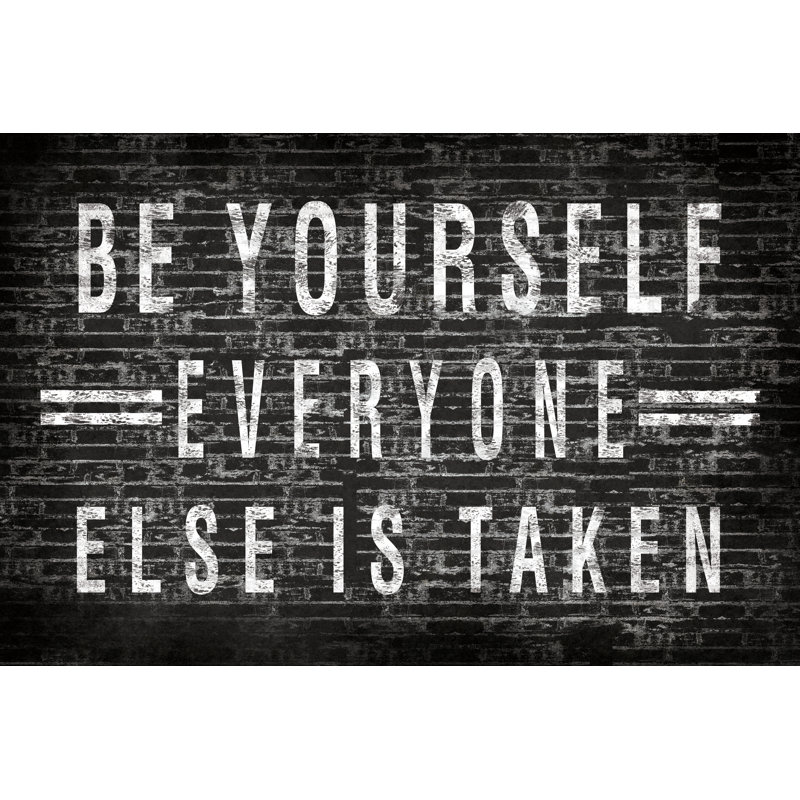 Everyone Is Taken - Wrapped Canvas Print, 51cm H x 76cm W x 3.8cm D