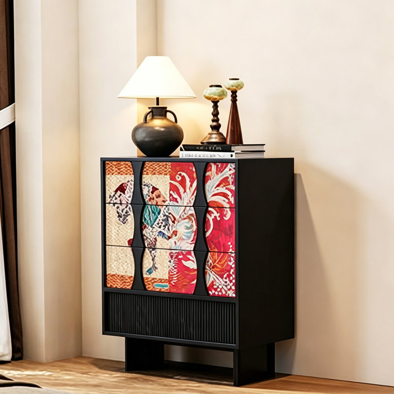 Commode d'appoint style rétro français