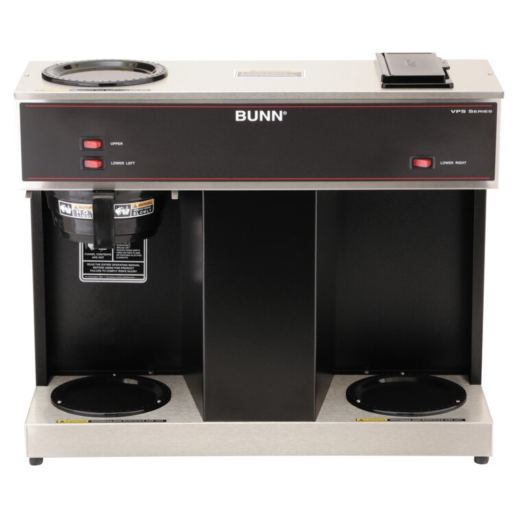 Bunn Pour-Omatic Commercial Coffee Maker with Upper Warmer and Pot