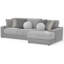 Méridienne 2 pièces avec coussins de siège Stafford et coussins décoratifs Stafford-727234876-727234877