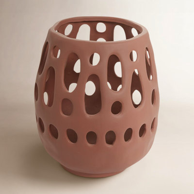 Ceramic Lantern Candle Holder