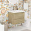 Meuble-lavabo pour la salle de bain à fixation murale-1479107195-1479107193