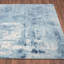 Tapis abstrait bleu / blanc cassé Rethman-669799616