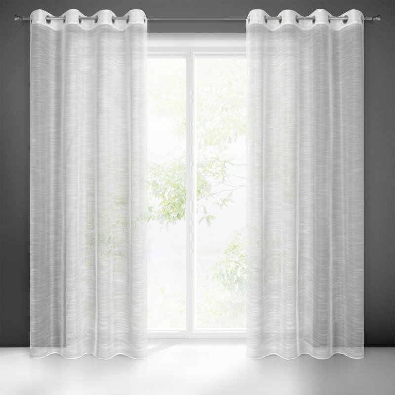 Kaushar Sheer Curtain, White