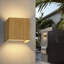 Gevena 1-Light Nature Flush Mounted Sconce