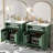 60" Modern Bathroom Double Vanities