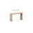 Finnegan 64"W Brown U-Shaped Console Table-868093405-895661659
