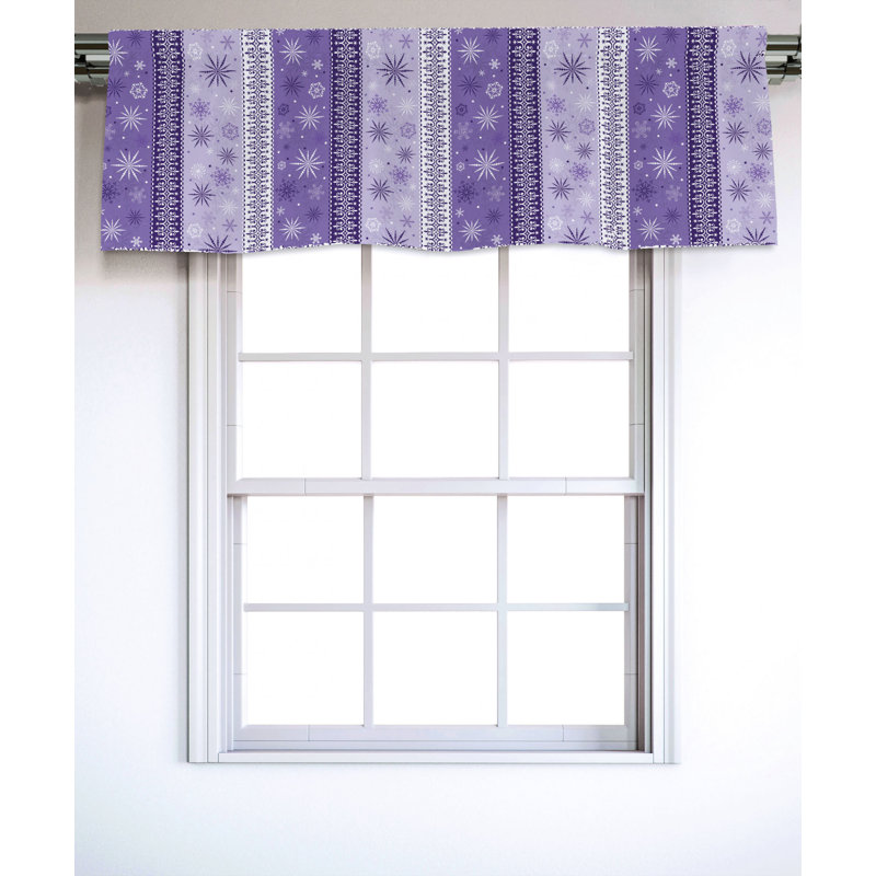Sateen Ruffled Window Valance