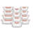 JoyJolt Fluted Glass Food Storage Containers with Leakproof Lids, Set of 12-93241400