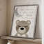 «Goodnight Bear», reproduction encadrée en bois massif-809489104