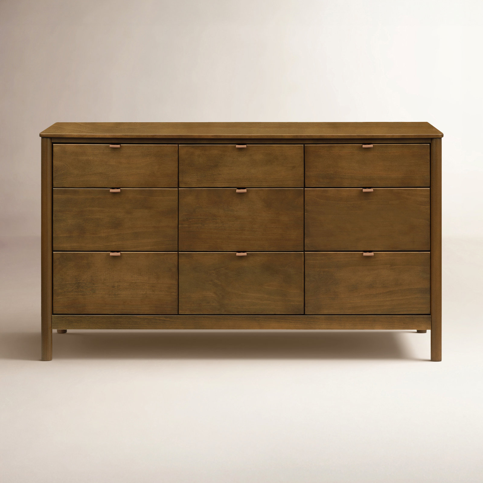 Bondi 9-Drawer Dresser, Natural Walnut