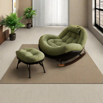 Chaise berçante confortable et sécuritaire