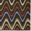 Tapis brun rectangulaire en polyester touffeté à la main 6 pi 6 po x 9 pi 6 po Henrey Abtract