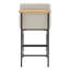Tabouret de comptoir rembourré 26 po Rooney-93494407
