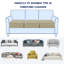 Housse pour canapé à coussins carrés Allington-50350275